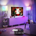Floor Lamp with Shelves, Smart APP Control Standing Lamps with RGB Bulb, 4-Tier Dimmable Floor Lamps for Living Room, Tall Lamp for Bedroom, Office, Corner Display Bookshelf Lamp