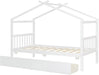 Twin Size White House Bed With PremiumStorageDrawers
