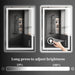40X30 LED Bathroom Mirror, Shatterproof Mirror with Light