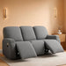 8 Pieces Stretch Recliner Sofa Cover Latest Jacquard Reclining Couch Cover with Side Pocket Anti-Slip Fitted 3 Cushion Furniture Slipcovers with Elastic Bottom (Sofa Recliner, Light Gray)