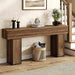 70.9-Inch Long Console Table, Wooden Sofa Table behind Couch Tables, Farmhouse Entryway Table Accent Table for Entrance, Hallway, Living Room, Foyer, Rustic Brown