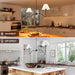 FiftyFiveInch MatteBlack DualHead Linear Chandelier