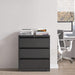 3 Drawer File Cabinet with Lock, Metal Lateral Filing Cabinets