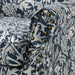 Elegant Floral Wingback Chair With Removable Cushion