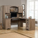 Harbor View Computer Desk, 66.14"D X 66.14"W X 30.28"H , Salt Oak Finish