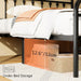 Queen Size Metal Bed Frame, Victorian Style Headboard and Footboard