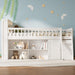 Queen Size Loft Bed Integrated LEDLighting Headboard