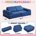 2024 Kids Couch Play Couch Large, Miss Fabric Modular Foam Couch Floor Sofa Soft Play Equipment for Kids, Convertible Sofa Couch and Kids Playhouse