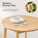 Executive Sustainable Bamboo Circular Kitchen Table