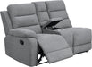 David 3-Piece Motion Sectional Sofa in Smoke