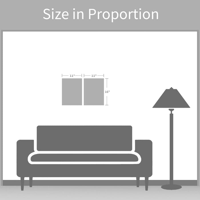 Tropical Beach Canvas Wall Art - 2 Piece Palm Tree Painting Coastal Ocean Scenery Pictures Seaside Prints House Decor Artwork for Bedroom