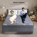 Full Mattress 12 Inch, Luxury Hotel-Level Hybrid Mattress in a Box, Cooling Gel Memory Foam & Upgraded Pocket Springs, Enhanced Back & Lumbar Hip Support, Back Pain Relief,Medium Firm,365-Night Trial