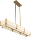 1-2330-5-60 Orleans 5-Light Island in Distressed Gold