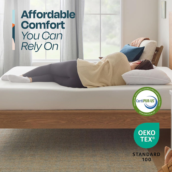 8 Inch Gel Infused Memory Foam Mattress – Twin Size – Medium Feel - Cooling Gel - Mattress in a Box - Primary or Guest Bedroom - Pressure Relieving and Breathable – Certipur-Us Certified