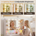 White Vanity Dressing Table With Illuminated Mirror