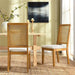 Arlo Dining Chairs, Natural Natural Heathered Weave Light Beige