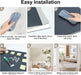 Home Gym Mirror Tiles 11'' X 11'' X 8PCS Full Body Mirror Full Length & Wall Mounted Mirrors Decorative for Home Gym, Door, Bedroom & Bathroom