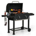 Oversize Charcoal BBQ Grill Liftable Charcoal Tray Backyard Patio Outdoor Cooker