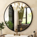 round Mirror 30 Black Wall Mounted Circle Mirrors