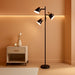 LED Tree Floor Lamp, 2500LM Super Bright Standing Lamp with Remote & Touch Control, 4 Color Temperatures, 3 Rotatable Lights, Modern Dimmable Floor Lamps for Living Room Bedroom Office
