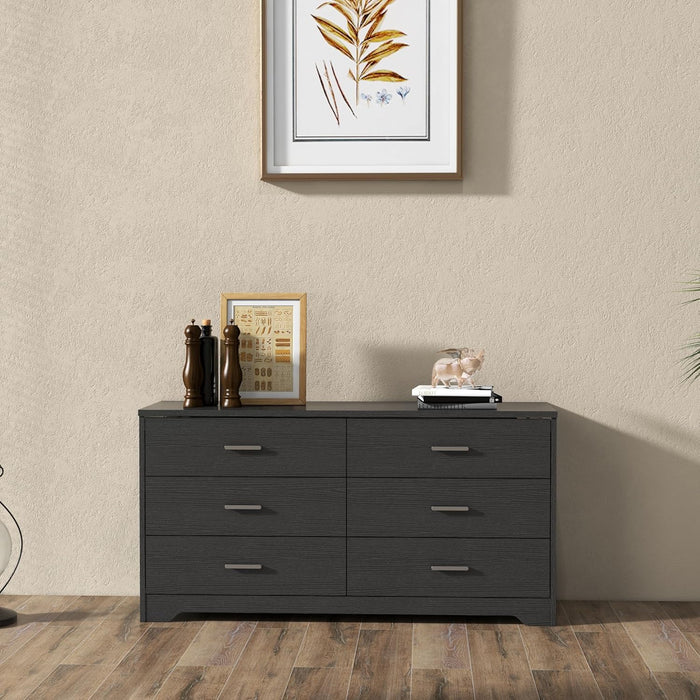5/6 Drawer Dresser, Wooden Chest of Drawers, Storage Organizer Unit for Living Room, Home, Office