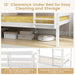 IndustrialStrength SolidWood Twin Over Twin Bunk Bed