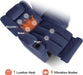 55.9" Zero Gravity Power Loveseat Recliner with Heat and Vibration Massage, Reclining Loveseat Sofa with USB Ports, Cup Holders for Living Room, Fabric PR648SET (Navy Blue)