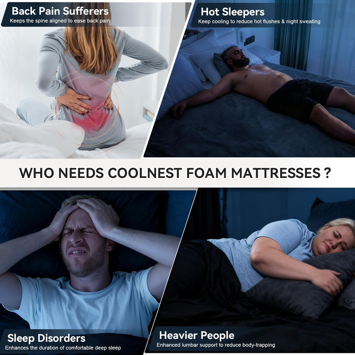 Twin Mattress 10 Inch Twin Size Mattresses in a Box Spring Hybrid Twin Bed Memory Foam Mattress Comfort Breathable Fabric Cooling Gel Pressure Relief, Medium Firm