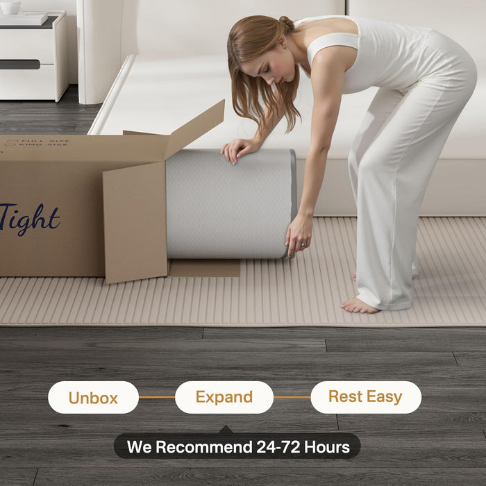 Twin Mattress, 8 Inch Hybrid Cool Memory Foam Twin Size Mattress in a Box