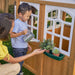 Garden View Outdoor Wooden Playhouse with Ringing Doorbell