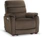 Zero Wall Hugger Power Recliner Chair for Adult ST257 ((Coffee)