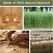 17.7" Rattan Chandelier for Dining Room, Large Boho Pendant Light