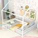 Premium PowderCoated Metal Montessori Floor Bed White