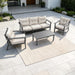5 Seats HDPE Patio Conversation Sets, Outdoor Patio Furniture Set