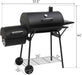 BBQ Charcoal Grill and Offset Smoker with Wheels & Side Front Table,Outdoor BBQ Grill with 557 Sq. In.,Patio Barbecue Cooker,Grilling Space for Outdoor Backyard,Balcony,Patio and Parties