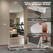71"X24" Arched Full Length Rolling Mirror on Wheels