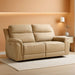 Next-Gen Durapella Power Reclining Sofa with Adjustable Headrest, USB, Extended Ottoman, Faux Leather, 80" W X 42" D X 42" H, Beige Sand