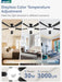 60 Inch Ceiling Fan with Lights and Remote, 30W 12" LED Panel Flush Mount Ceiling Fan, 6-Speed Quiet DC Motor Modern Low Profile Ceiling Fan with Reversible Blades for Living Room, Bedroom, Patio