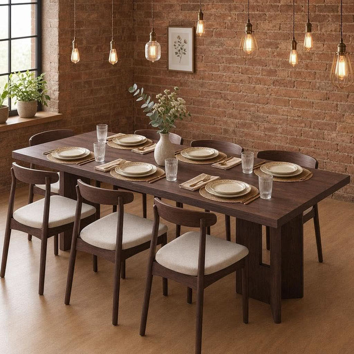 78" Dining Table for 6-8, Kitchen Table for Dining Room