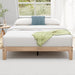 12 Inch Queen Solid Wood Platform Bed with Wooden Slats, No Box Spring