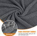 Recliner Cover, 3-Pieces Stretch Reclining Couch Covers with Pockets Reclining Sofa Slipcovers 3 Seater Soft Washable Furniture Protector for Dogs Cats(Dark Gray)