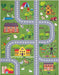 Children's Playhouse Rug SevenFootNineInch X TenFoot Green
