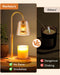 Adjustable Candle Warmer Lamp with Timer - Electric Light Wax Warming Dimmable Flameless Top Melter Heater Melting Heating Height Small Jar Candles Gifts Women Mom Birthday Home Desk Modern Decor