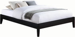 Home Furnishings - Hounslow - Wood - Universal Platform Bed with Fully Slatted Frame, Pre-Drilled Holes and Center Rail - Bedroom - Queen Size - Black - 306129Q