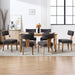 Mid Century Dining Chairs Set of 4, Upholstered Kitchen Chairs