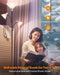 Floor Lamp, Standing Lamp with Replaceable 3000K Energy-Saving, Lamp for Living Room with Adjustable Reading Lights, Modern Bright Floor Lamp for Bedroom, Living Room, Office