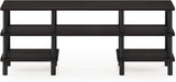 Turn-N-Tube 3-Tier Multipurpose Wide Shelf TV Stand, Espresso/Black