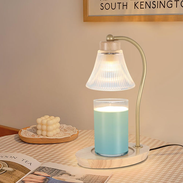 Candle Warmer Lamp with Timer Dimmer,Electric Wax Warmer for Jar Candles Mom Christmas Birthday Gifts House Warming New Home Bedroom Decor with 2 Bulbs