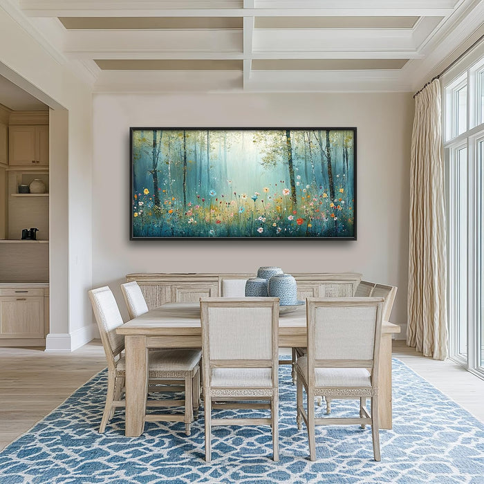 60x30 Forest Tree BotanicalArtistic Frameless Wall Art