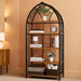 74.8" Tall Bookshelf, 5-Tier Heavy Duty Metal Rack, Large Load-Bearing Capacity, Versatile Shelf for Living Room, Kitchen, Bedroom, Bathroom, Study